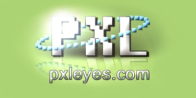 Creation of PXL-ated Logo w/lens flare: Final Result